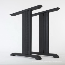 Moderne H-förmige Tischbeine aus Stahl und Metall